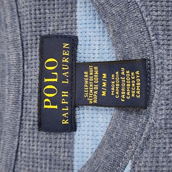 Polo Ralph Lauren Long Sleeve Thermal Shirt Boys/Medium - Picture 3 of 4
